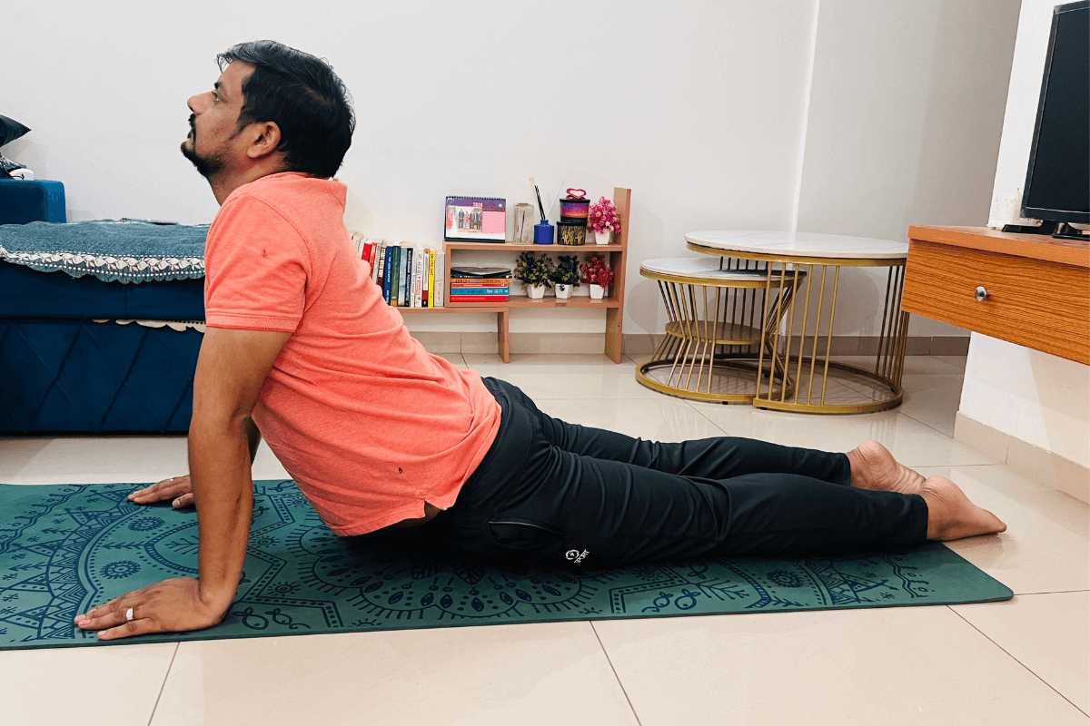 Practicing asanas not for perfection
