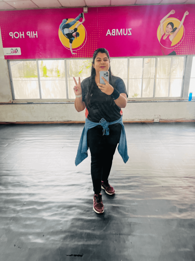 Do workout with licensed zumba instructor